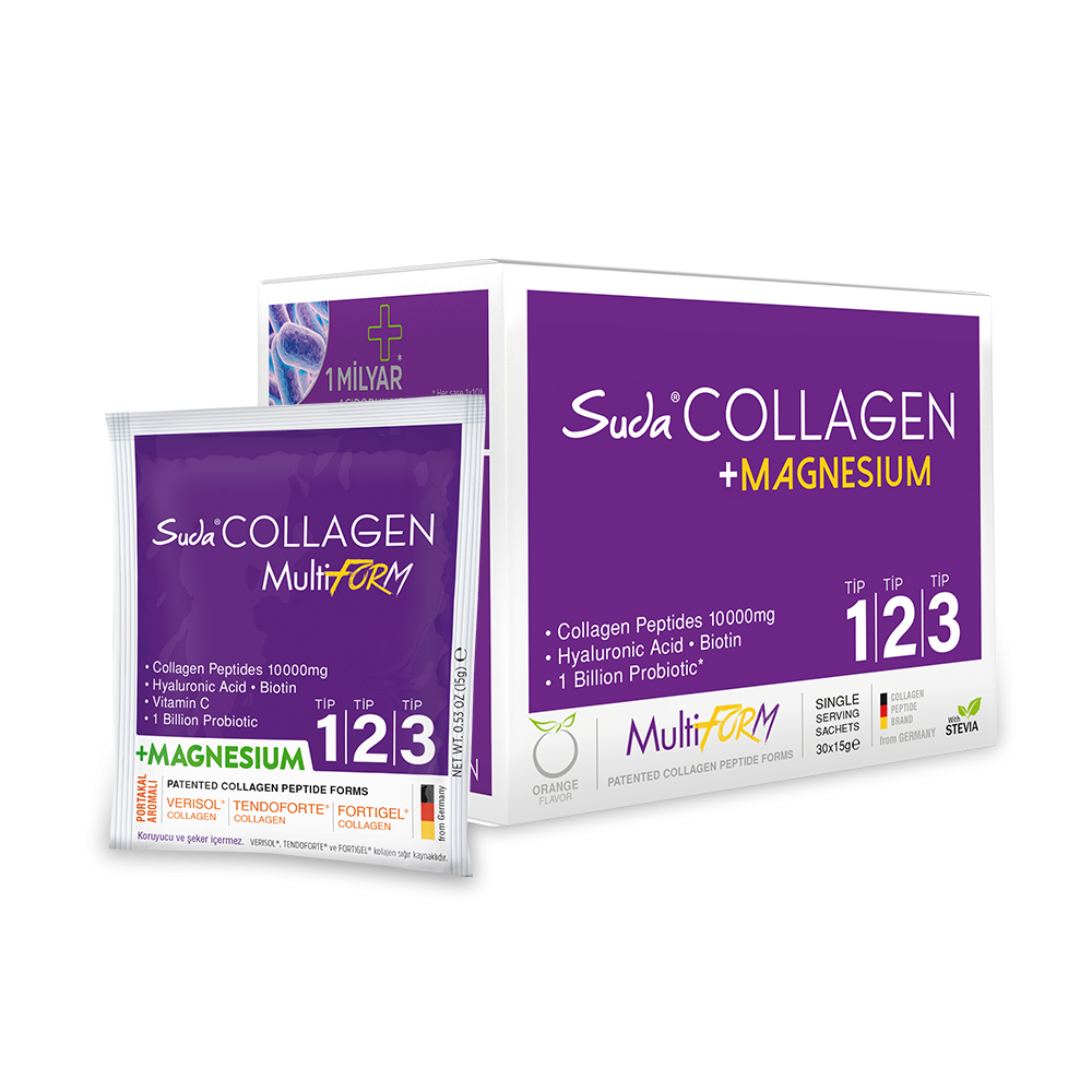  Suda Collagen Magnesium Tekli Saşe